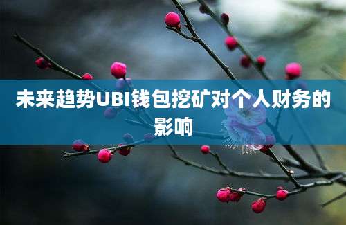 未来趋势UBI钱包挖矿对个人财务的影响