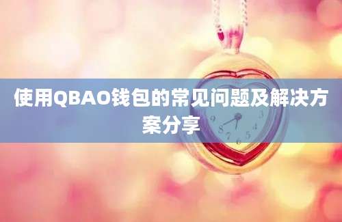 使用QBAO钱包的常见问题及解决方案分享