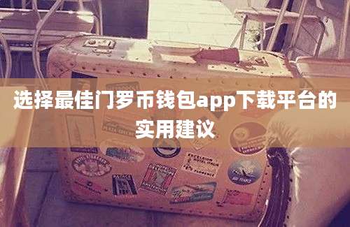 选择最佳门罗币钱包app下载平台的实用建议