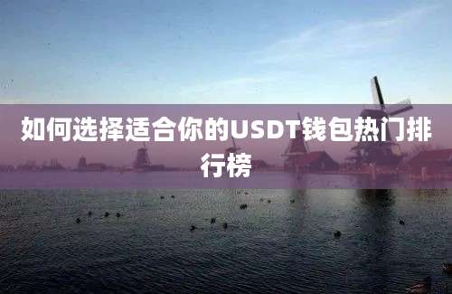 如何选择适合你的USDT钱包热门排行榜