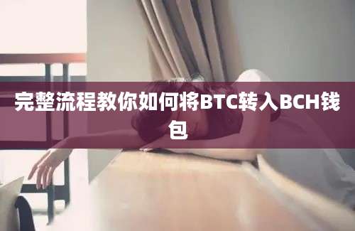 完整流程教你如何将BTC转入BCH钱包